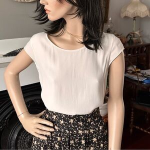 Wilfred Free Double White Tee, XS